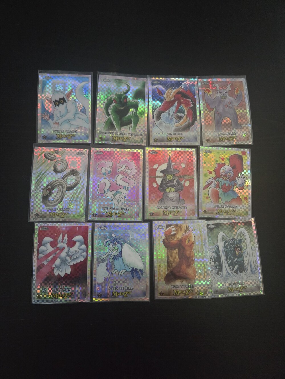 2022 Topps Chrome MetaZoo Cryptid Nation Series Holographic Trading Cards